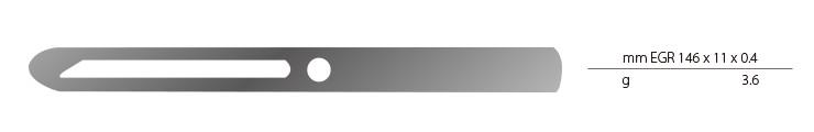 EGR 146x11x0.4闭式停经片