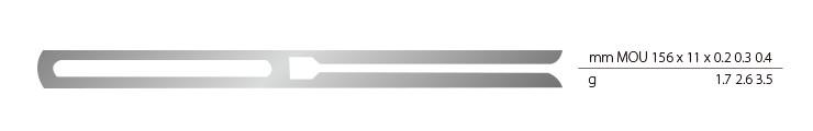 MOU 156x11x0.2开式停经片