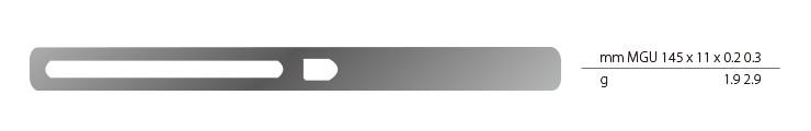 MGU 145x11x0.2闭式停经片
